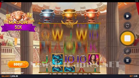 Rome Fight For Gold Deluxe (Foxium) Slot Review & Demo.